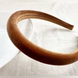 Elegant Brown Velvet Headband